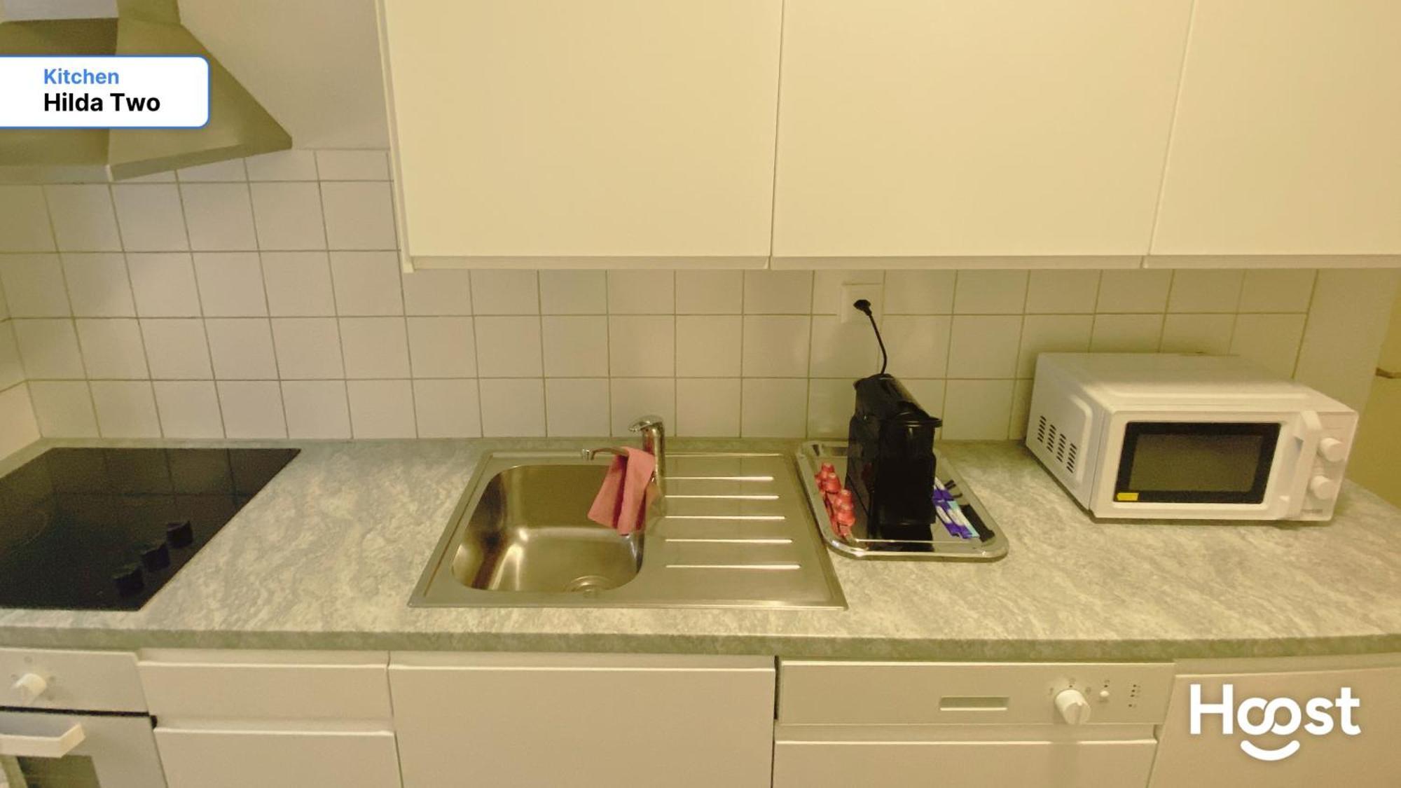 H2 With 3,5 Rooms, 2Br, Living Room And Kitchen, Central And Quite Zurique Exterior foto